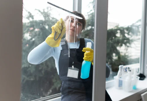 Nettoyage de vitres intérieures et extérieures à Chassant